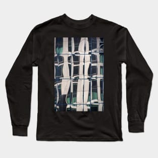 Abstract Glass Reflections by Avril Thomas - South Australian Artist Long Sleeve T-Shirt